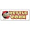 Signmission Kettle Corn Banner Heavy Duty 13 Oz Vinyl with Grommets Single Sided B-Kettle Corn - alternate 1